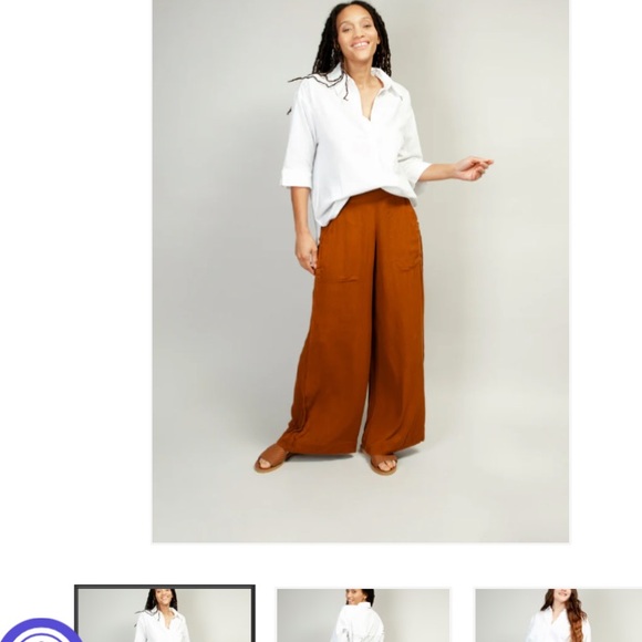 Noonday Collection Full Length Trouser in Amber - Picture 1 of 8